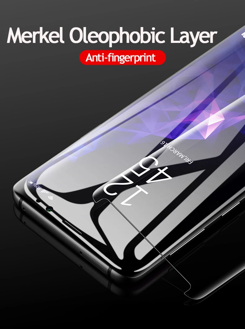 9D УФ жидкое изогнутое полное Клей закаленное стекло для Samsung Galaxy S8 S9 Plus Note 8 9 S7 Edge Защитная пленка для экрана стеклянная крышка