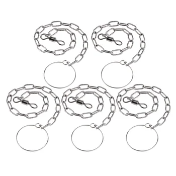 

5 pieces Pet Parrot Birds Foot Anklet Metal Chain for Lovebird Cockatiel 15