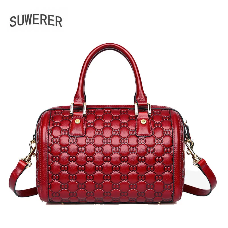 

Genuine Leather Bag 2020 new Shoulder Messenger Bag Real Cowhide leather Women Leather Handbag Luxury Designer Female Bag