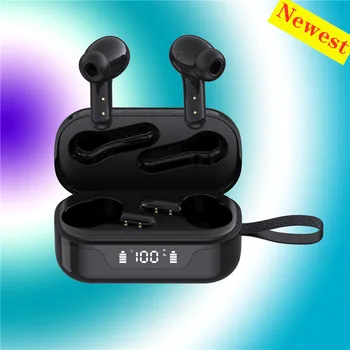 

2020 New Tws Wireless headphones Sports Gaming LED Display with microphone Wireless bluetooth 5.1 headset gamer for smartphone