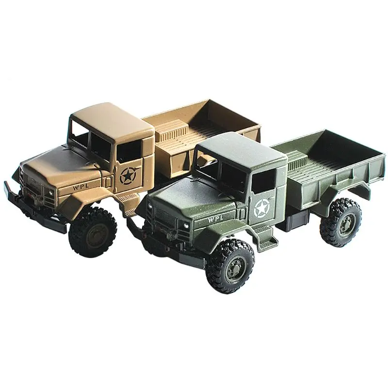 

WPL MB16 1:64 Alloy RC Car Model 6 Wheel Simulation Vehicle Toy for Kids