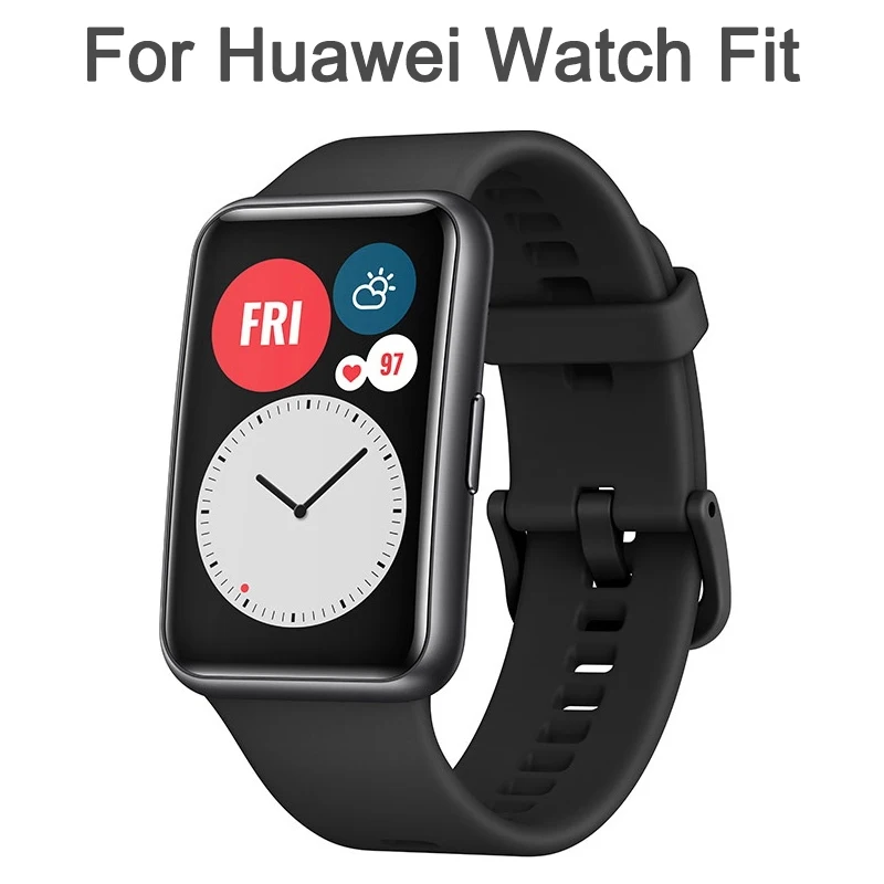 

Soft Silicone WatchBand for Huawei Watch fit Strap Smart watch Bracelet Wristband Watch fit Replacement strap