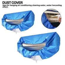 Синяя крышка для кондиционера Чистящая Пылезащитная Крышка Чистая водонепроницаемая защита