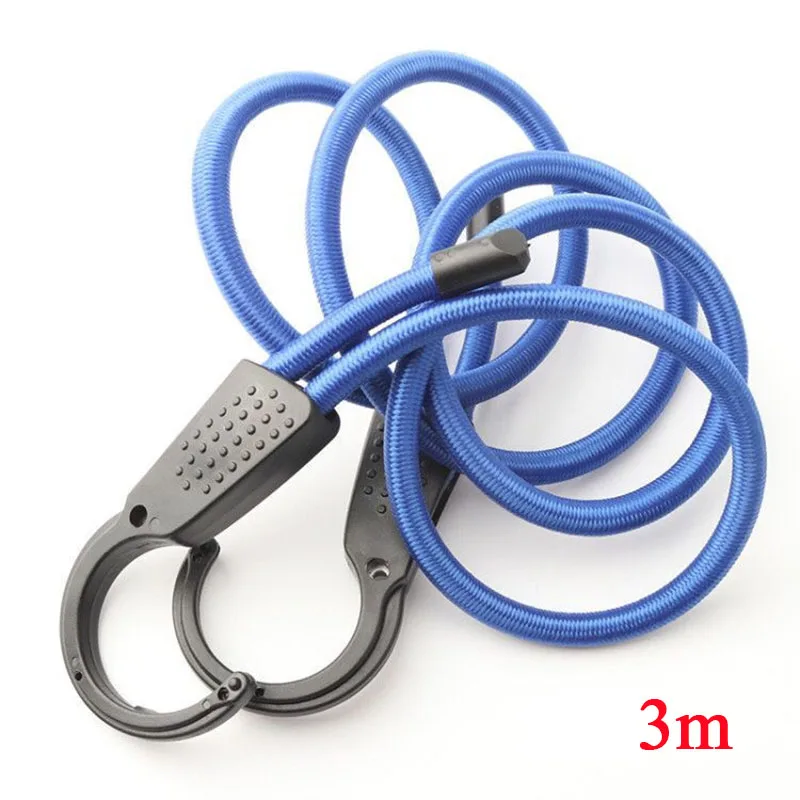 3m Universal Car Adjustable Elastic Bungee Shock Cord Strap with Extra Wide Opening Steel Hooks | Автомобили и мотоциклы