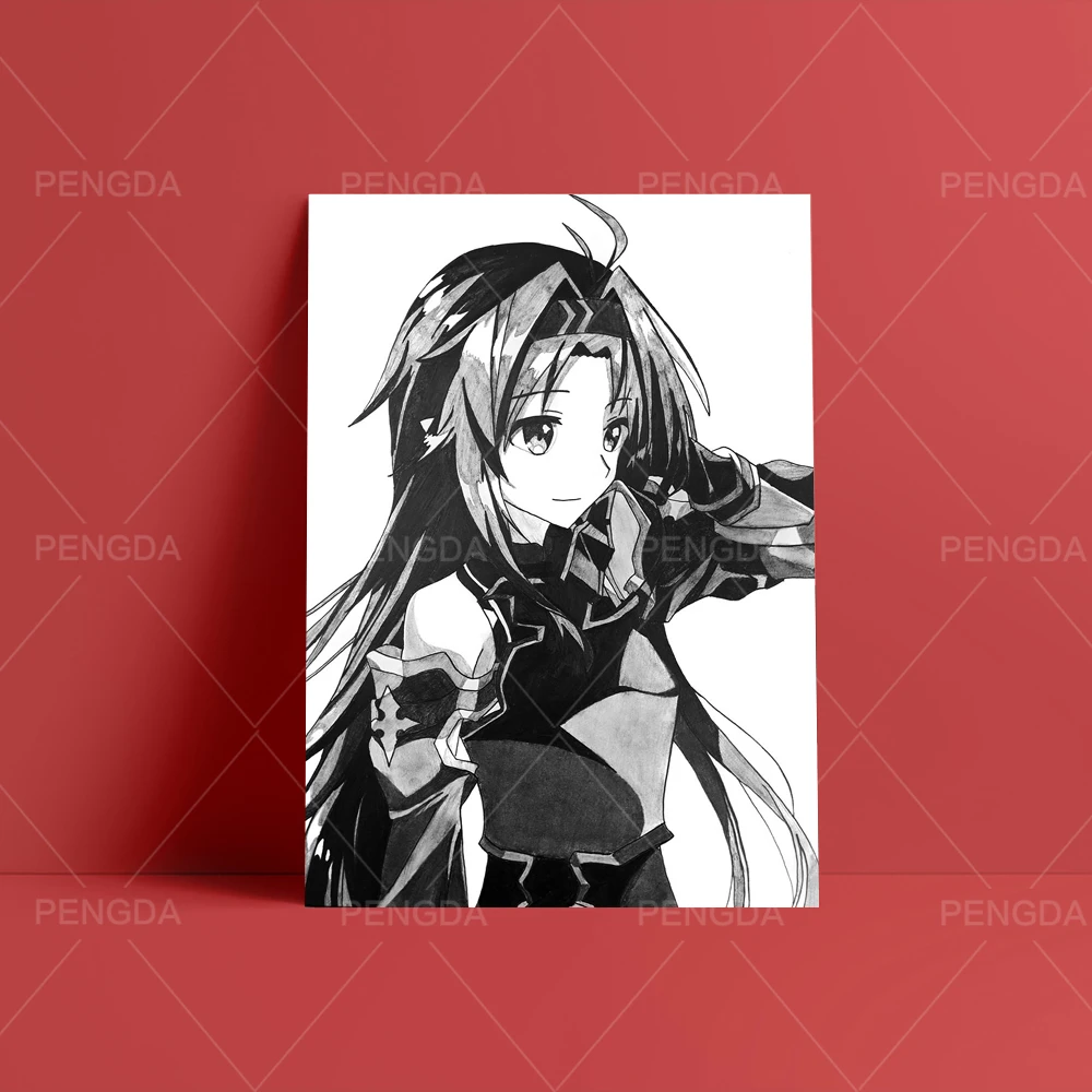Canvas Anime Hd Sword Art Online Prints Pictures Wall Artwork Painting Blood Home Decor Modular Poster No Frame For Living Room | Дом и сад