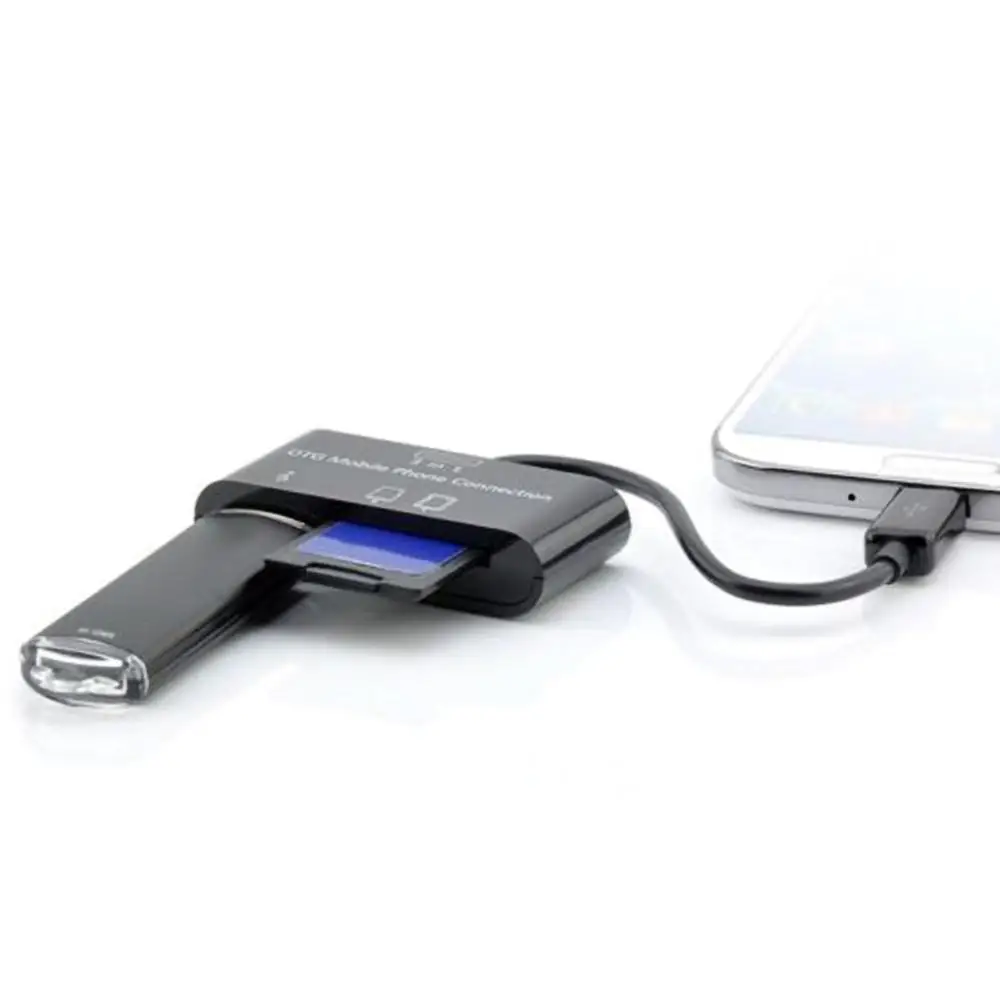Micro USB картридер 2 микро-sd TF кард-ридер USB 2,0 для samsung Galaxy S7 S6 edge S5 S4 S3 S2 Note 5 4 3 2 Android телефонов