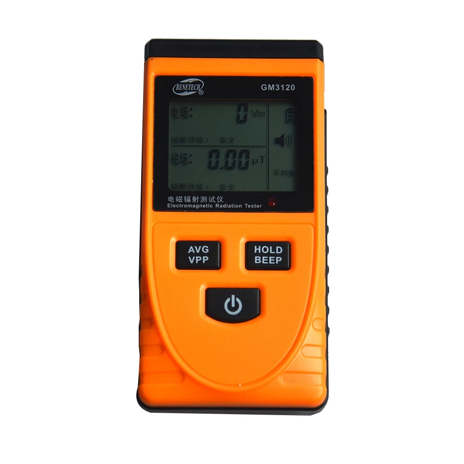 GM3120 Dual Mode Gauss EMF Meter Electromagnetic Radiation Detector Dosimeter