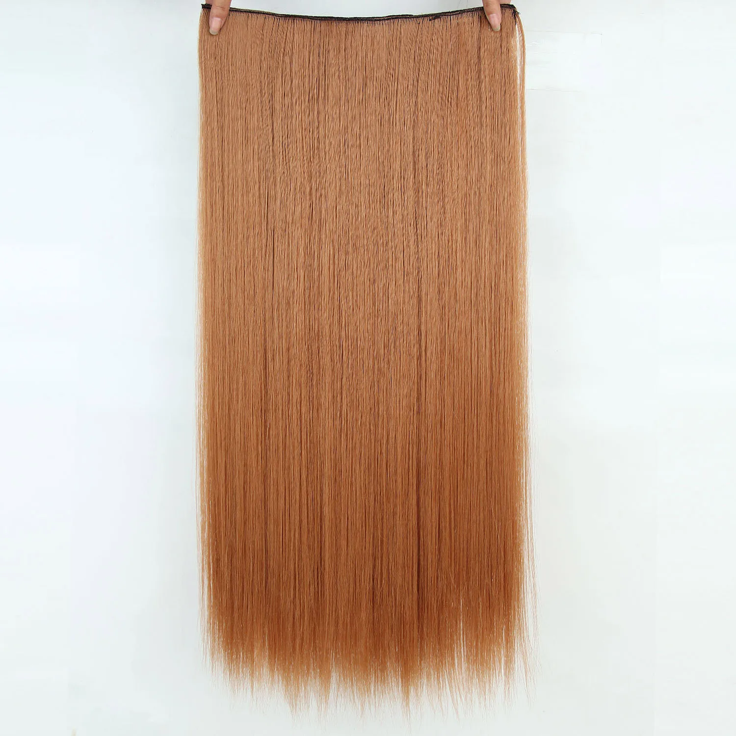 Aisi Queens синтетические волосы для наращивания на клипсах, длинные прямые женские волосы на 5 клипсах, накладные светлые волосы - Цвет: 30