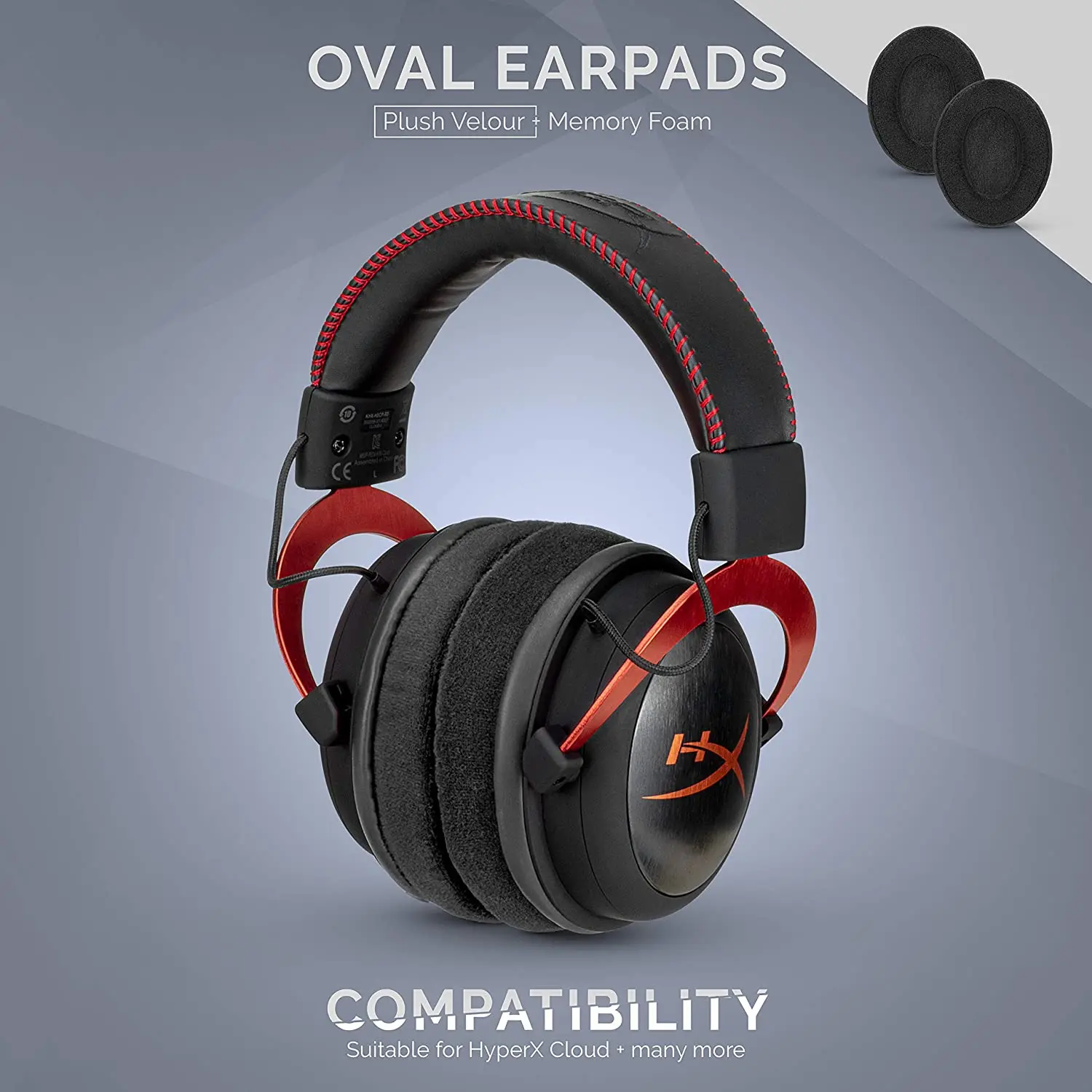 Brainwavz-substituições de Almofadas para Orelha Substituições de Acolchoados para Velocidades Espuma de Memória e Homens Shure Hifoman Philips Fostex Velour Akg - Image 2
