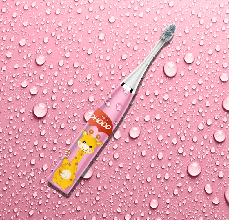 Dropshiping W9 Kids Electric Toothbrush Cartoon Pattern Double-sided Waterproof Tooth Brush Oral Cleaning for Kids Free shipping Dropshiping W9 Kids Electric Toothbrush Cartoon Pattern Double-sided Waterproof Tooth Brush Oral Cleaning for Kids Free shipping