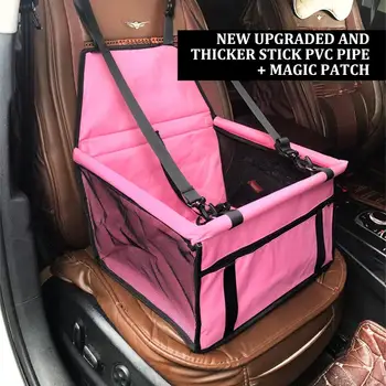 

Portable Pet Dog Car Stowing Tidying Hanging Mesh Bag Waterproof Cat Puppy Seat Safe Holder Pad Mat