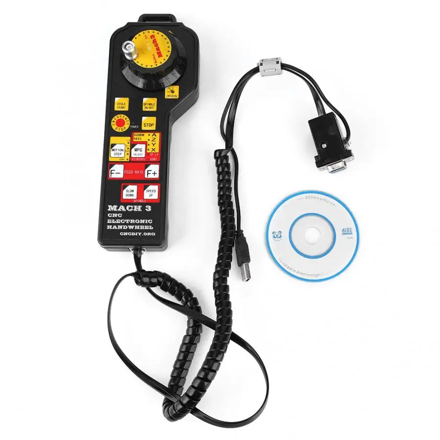 

4-Axis USB Electronic CNC Handwheel Manual Controller for CNC Engraving Machine with Encoder