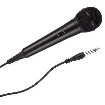 

Handheld Microphone Wired Stage Mic-Speaker Portable Home Karaoke Singing Player Machine