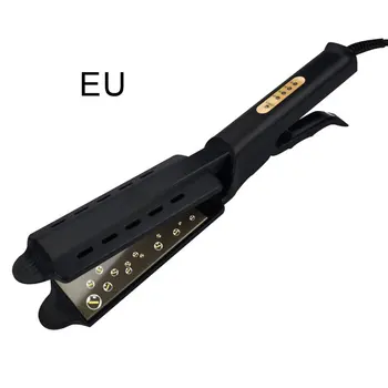 

Professional four-speed thermostat straight hair clip Tourmaline ceramics Hairdressing tool PTC Floating plate design