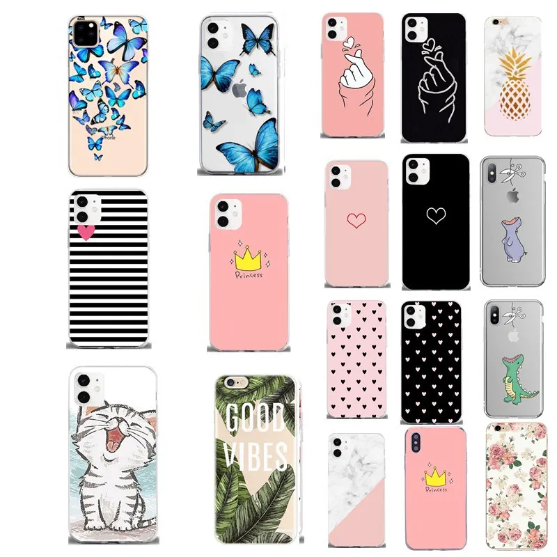 Чехол для Apple Iphone 11 Pro Max мягкий мультяшный медведь 6 S 7 8 Plus X XS XR чехол телефона