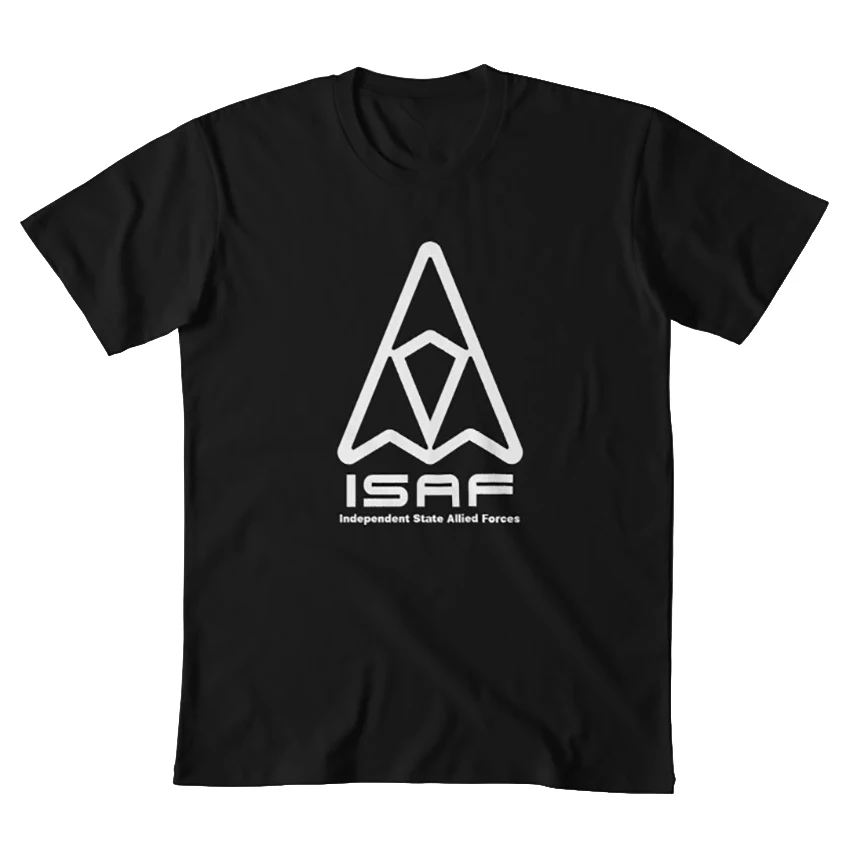 Ace Боевая футболка ISAF видеоигра истребители ВВС эскадрилья боевой душевенный