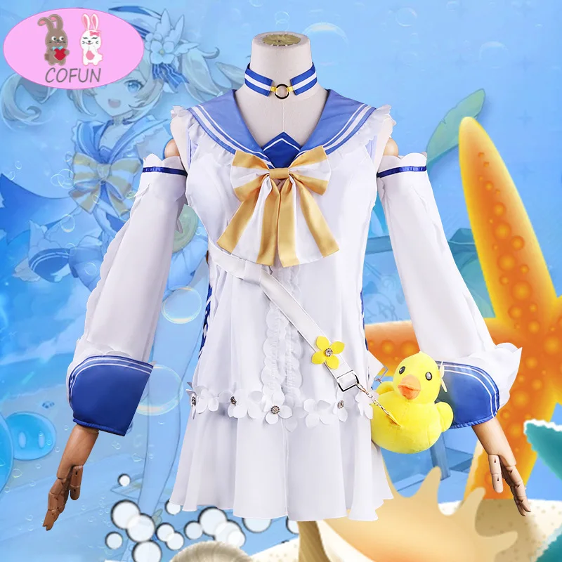 

COFUN Anime Game Genshin Impact Barbara Cosplay Costumes Shining Idol Cosplay Uniforms Suits Dresses Swimsuits Swimwear Hot