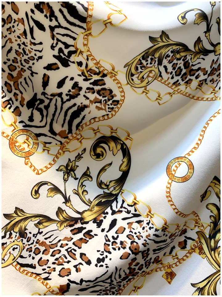 Svoryxiu Подиум осень зима плиссированное платье Женский винтажный бриллиантовый Леопардовый принт с цепью печатных вечерние элегантное платье миди Vestdios