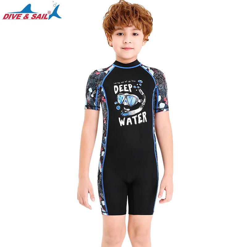 CharmLeaks Baby Boy Girls One Piece Rashguard Swimsuit Sun Protective Bathing Suit