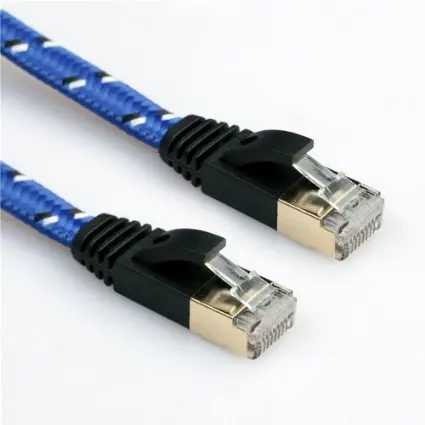 

BLH19908 pcs/lot new Cat7 0.5m-10m 10 Gigabit Ethernet Internet Network Patch LAN Cord Modem Router RJ45 For Computer Laptop