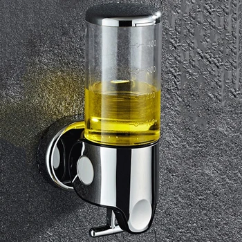 

Bathroom Liquid Soap Dispenser Wall Mounted For Kitchen 550ML Shower Gel Detergent Shampoo Bottle Hotel Home Accessories