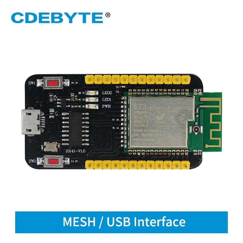 E73 TBA Test Board Kleine Größe Bluetooth ARM nRF52810 2,4 Ghz 2,5 mW IPX PCB Antenne IoT uhf Wireless Transceiver SMD sender-in Telekommunikations-Teile aus Handys & Telekommunikation bei