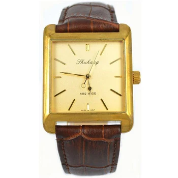 

Brass Mechanical Hand Wind Wristwatches Men Retro Watch Mens Antique Designer Watches Men Calendar Water Resistant Clocks 2020