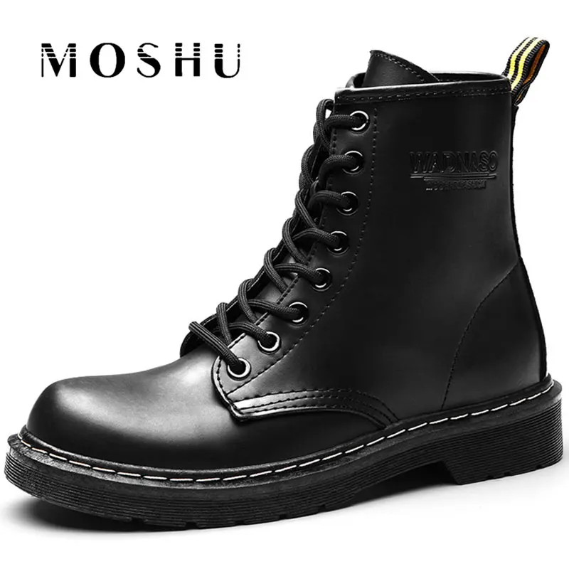 2019 botas de neve botas femininas tornozelo sapatos de couro do plutônio rendas até sapatos de plataforma martens preto botas mujer tamanho 35-44 2019 botas de neve botas femininas tornozelo sapatos de couro do plutônio rendas até sapatos de plataforma martens preto botas mujer tamanho 35-44