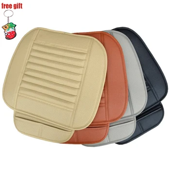 

Car Seat Cover Breathable PU Leather Bamboo Charcoal Car Interior Seat Cover Cushion Pad for Auto Supply Office Chair Universal