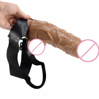 26*7CM Strap On Dildo Super Huge Dildo Horse Big Cock Sex Toys Soft Strap ons Giant Huge Long Dick Leather Strapon Harness 6