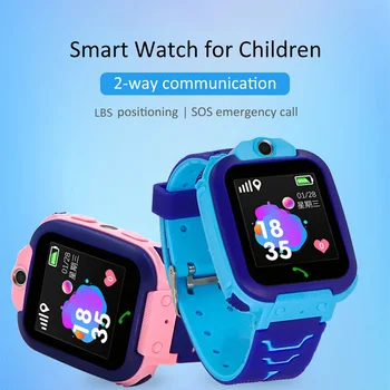 

2G Children Smart Watch 2-way communication LBS Positioning Alarm Activity Tracker Sports Smartwatch with Micro SIM Card Slot