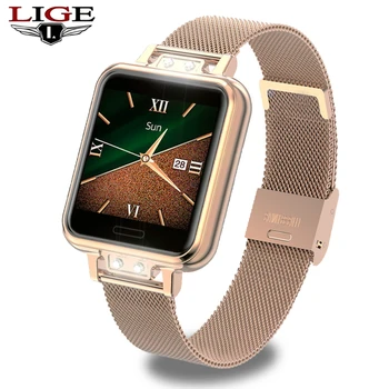 

LIGE Lady Color Screen Smartwatch Heart Rate Women Menstrual Cycle Multifunction Lady Smartwatch Fitness Tracker for Android IOS