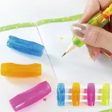 4 шт. ручка для карандашей детский инструмент для рукописного Письма Мягкая резиновая ручка Топпер держатель карандаш держа позы ученики канцелярские принадлежности