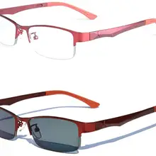 Фотохромные прогрессивные Мультифокальные очки для чтения, дальние и близкие очки для чтения, бифокальные очки для пресбиопии, мужские УФ очки для чтения FML