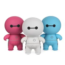 Bluetooth Speaker Microphone Smart Cute Mini Portable Wireless with Handfree Baymax Cartoon