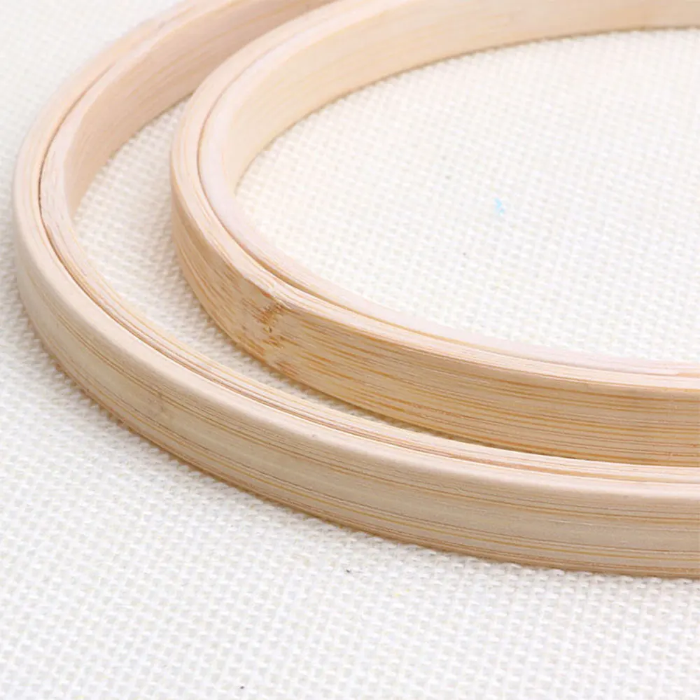 Круглая рамка светло-желтый обучающий полезный круг кольцо пяльцы для вышивания бамбукового сплава 15 см шитье Искусство ручной вышивки крестом DIY