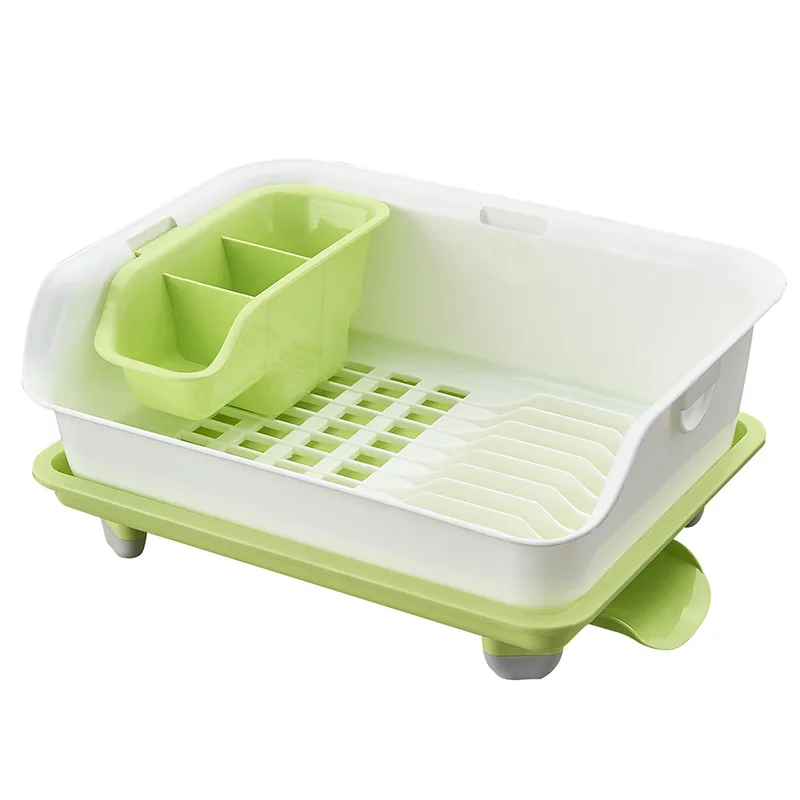 Double-Layer Multi-Function Draining Dish Rack for Kitchen