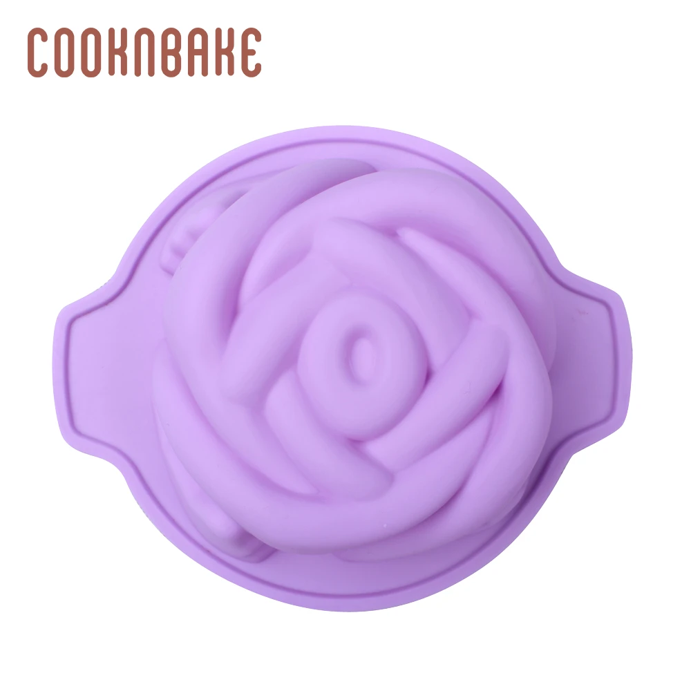 COOKNBAKE силиконовая форма Роза для торта цветы маленькие торты хлеб кондитерские