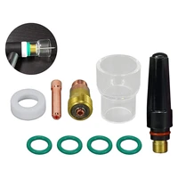 TIG Stubby Gas Lens Collet Body 17GL332 12 13/16inch TIG Gas Lens Insulator for SR WP 17 18 26 TIG Welding Torch 9Pcs Retail 2