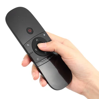 

W1 2.4G Wireless Air Mouse Keyboard Motion Sense IR learning remote control with USB receiver for Android Tv Box / Mini Pc