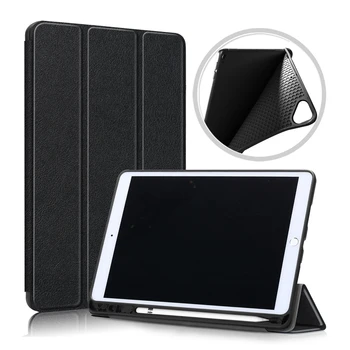

Tablet Case for iPad 7 7th 10.2" A2200 A2198 A2197 Folio Cover Case for Apple iPad 10.2 2019 Protective Case with pen holder