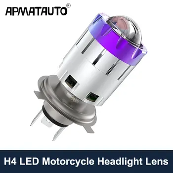 

1pcs H4 HS1 HeadLight LED Lens Bulb Motorcycle Light Lamp 6000k For Yamaha Grizzly 550 700 FI Auto 2011 YFM550 YFM700 4x4 2008