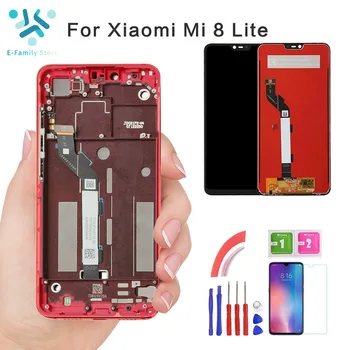 

E-family 6.26'' LCD For Xiaomi Mi 8 Lite LCD With Frame Display Screen For Xiaomi Mi8 Lite Youth 8X LCD Screen Display