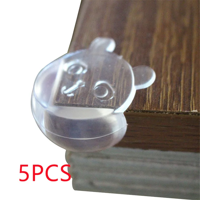 5/8/10Pcs Child Baby Safety Silicone Protector Table Corner Edge Protection Cover Children Anticollision Edge & Guards plum