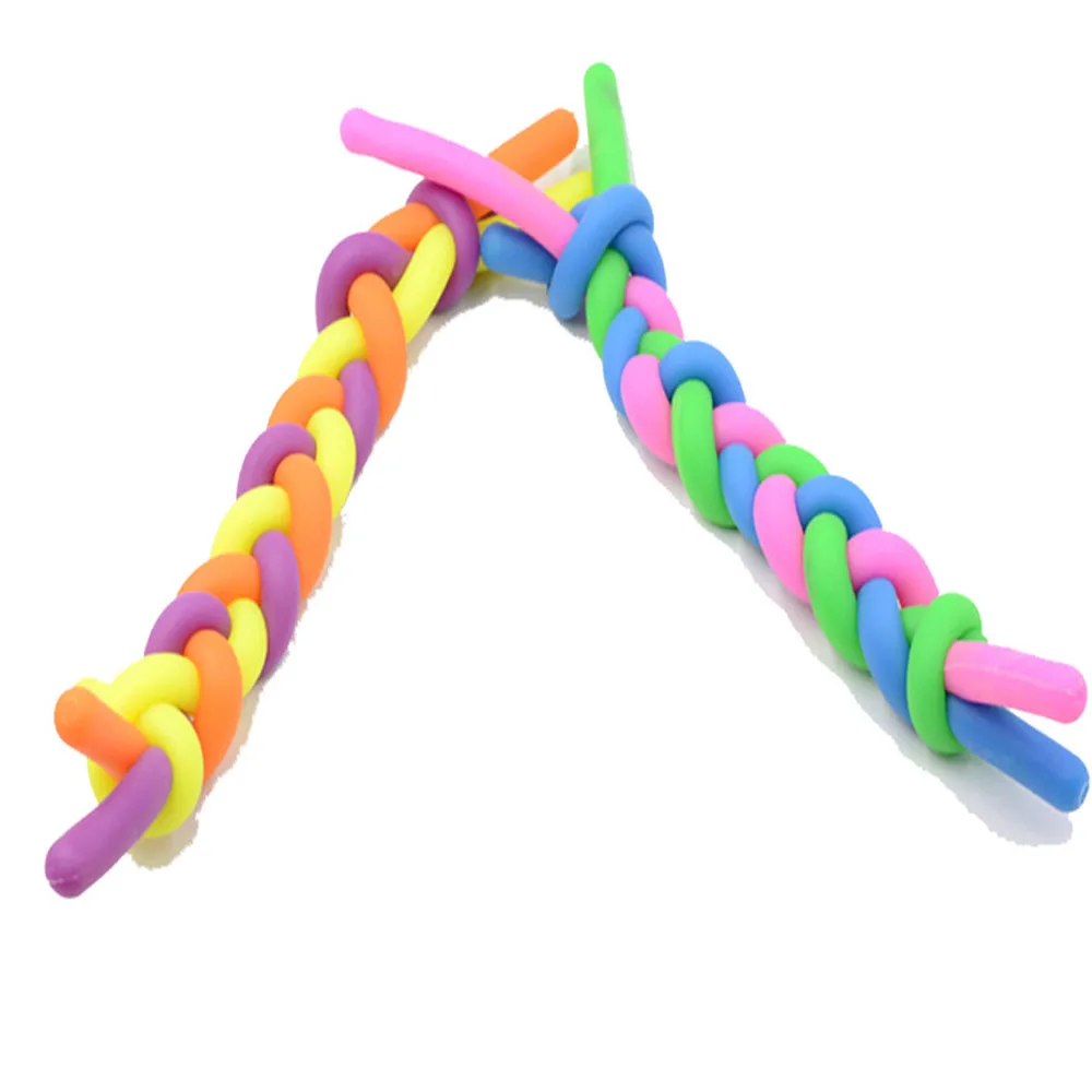 

Children Adult Decompression Toys Noodles Elastic Strings TPR Rope Compression Toys Strings Worries Autism Ventilation