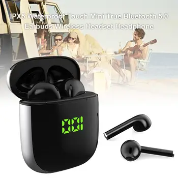 

WK60 TWS5.0 Bluetooth Earphone LED Display QI IPX5 Waterproof Wireless Charging Binaural HD Call Headset Mini Earbuds