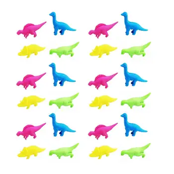 

30Pcs Imitated Dinosaur Erasers Cute Cartoon Eraser Stationery School Supply Classroom Rewards for Kids Students (Random Color)