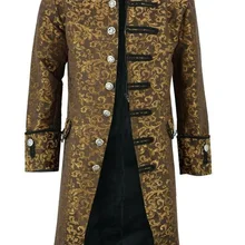 Стиль, Паровая мужская куртка в стиле панк, Модный повседневный Тренч, куртка, поколение полных