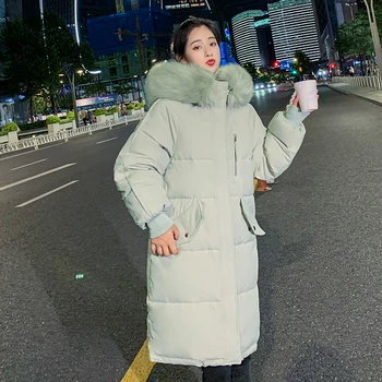 

ISENMAL Winter Women Jacket 2020 Winter Thick Warm Padded Outwear Women Long women's winter coats New Slim Hooded Jackets Women