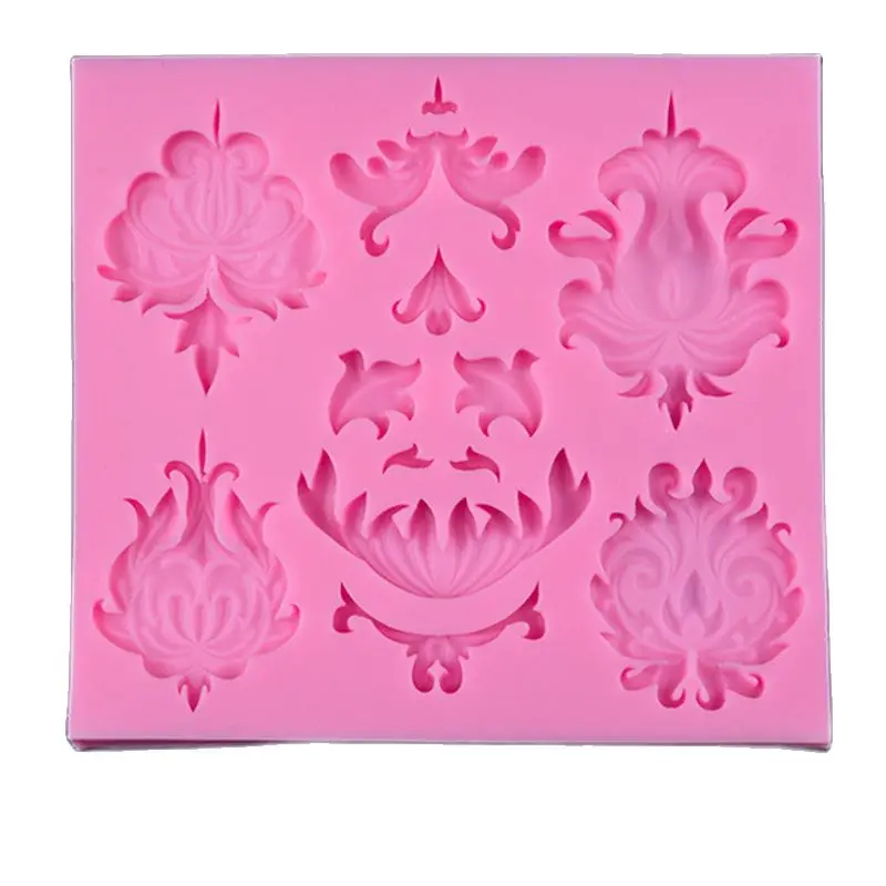 

New arrive, Lace Flower Shape For Silicone Fondant Cake tool. Lace Mold cookie, chocolate, Sugar Bakeware Mold D332